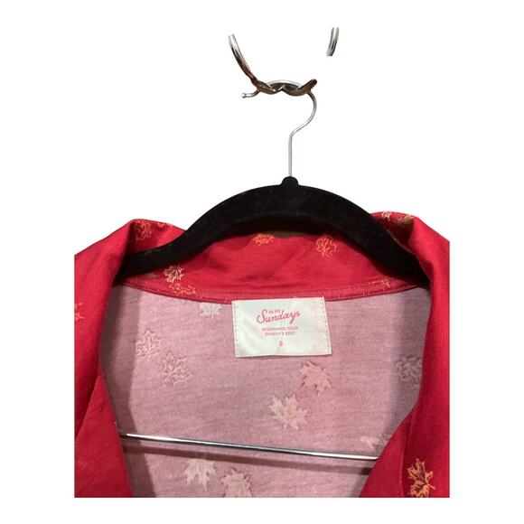 In My Sundays Night Shirt Small Fall Leaves - Picture 3 of 3